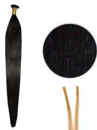Schwarze Unglaublichen Stick/I Tip Haar Extensions