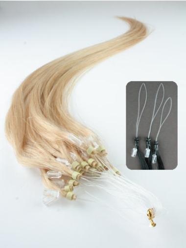 Bequeme Blonden Micro Loop Ring Haar Extensions