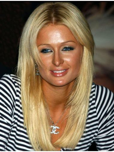 Große  Blonden Paris Hilton EchthaarPerücken