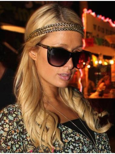 On-line  Blonde Paris Hilton Synthetikperücken