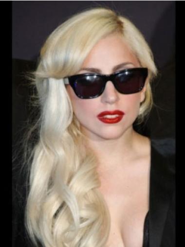 Wunderbare Blonden Langen Synthetikperücken Lady Gaga 