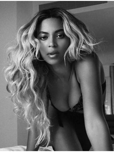 Beyonces Lange Gelockte Blonde Billige Perücken