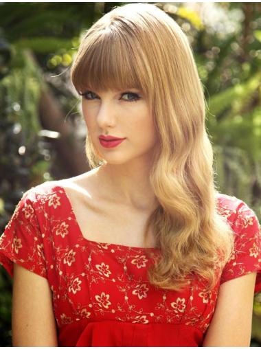 Taylor Swifts Lange Gewellte Blonde Wunderbare Perücken
