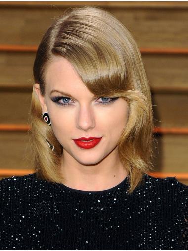 Taylor Swifts Halblange Gewellte Blonde Süβe Perücken