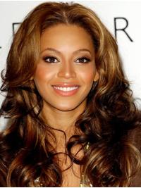 Beyonces Lange Gelockte Braune Fantastische Perücken