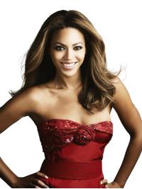 Beyonces Lange Gewellte Braune Wunderbare Perücken